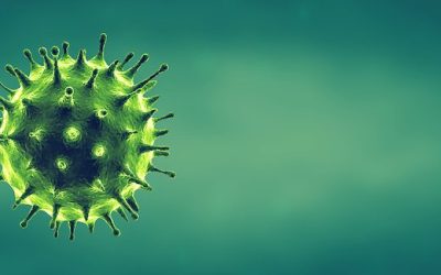 Coronavirus or Flu virus - Microbiology And Virology Concept
