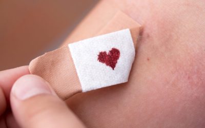 Pflaster mit Liebe abziehen