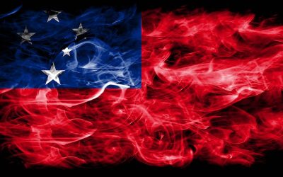 Samoa smoke flag
